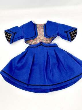Addy’s Blue Wool School Suit by Pleasant Company American Girl rare & retired